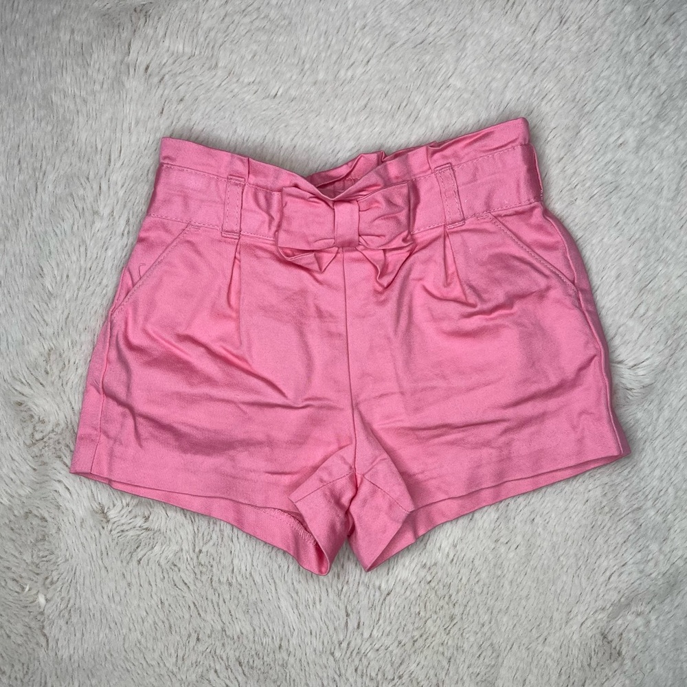 Janie and Jack pink shorts size 12-18 months